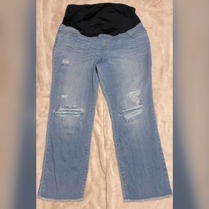 Maternity Crop Jeans